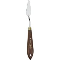 RGM Artist Palette Knife No. 4 with Wooden Handle