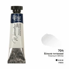 ROSA Gallery Watercolour Paint, Titanium White (704), Tube 10ml