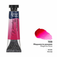 ROSA Gallery Watercolour Paint, Magenta Rose (709), Tube 10ml