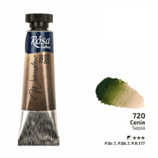 ROSA Gallery Watercolour Paint, Sepia (720), Tube 10ml