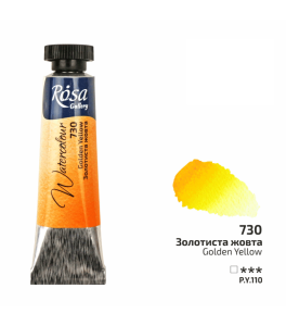 ROSA Gallery Farba Akwarelowa, Golden Yellow (730), Tuba 10ml