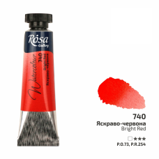 ROSA Gallery Watercolour Paint, Bright Red (740), Tube 10ml