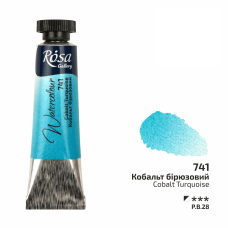 ROSA Gallery Watercolour Paint, Cobalt Turquoise (741), Tube 10ml