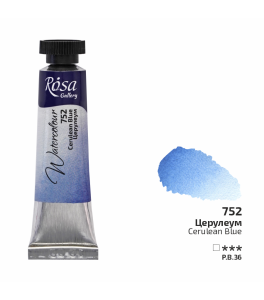 ROSA Gallery Watercolour Paint, Cerulean Blue (752), Tube 10ml