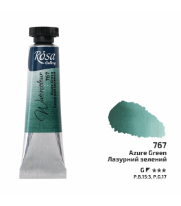ROSA Gallery Farba Akwarelowa, Azure Green (767), Tuba 10ml