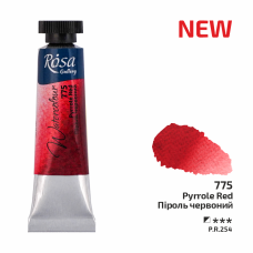 ROSA Gallery Watercolour Paint, Pyrrole Red (775), Tube 10ml