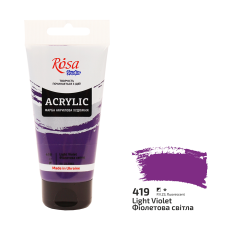 Acrylic paint Rosa Studio Light Violet 75 ml 419