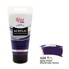 Acrylic paint Rosa Studio Dark Violet 75 ml 420