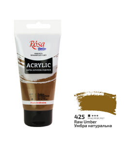 Acrylic paint Rosa Studio Raw Umber 75 ml 425