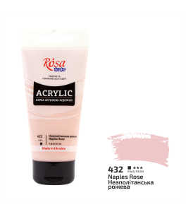 Farba akrylowa Rosa Studio Neapolitański różowy 75 ml 432