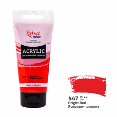 Acrylic paint Rosa Studio Bright Red 75 ml 447