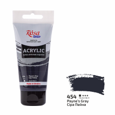 Acrylic paint Rosa Studio Payne's Gray 75 ml 454