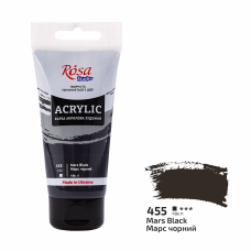 Acrylic paint Rosa Studio Mars Black 75 ml 455