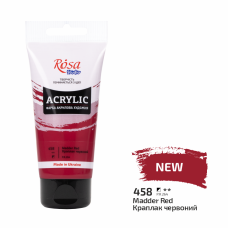 Acrylic paint Rosa Studio Madder Red 75 ml 458