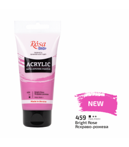 Acrylic paint Rosa Studio Bright Rose 75 ml 459