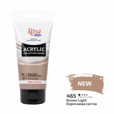 Acrylic paint Rosa Studio Brown light 75 ml 465