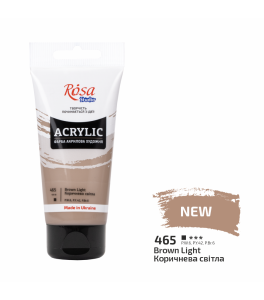 Acrylic paint Rosa Studio Brown light 75 ml 465