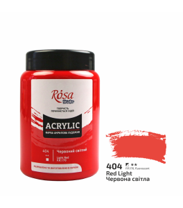 Acrylic paint Rosa Studio Deep Red 400 ml 404