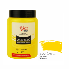 Farba akrylowa Rosa Studio Yellow 400 ml 409