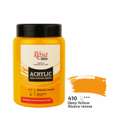 Acrylic paint Rosa Studio Dark Yellow 400 ml 410