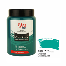 Acrylic paint Rosa Studio Emerald Green 400 ml 418