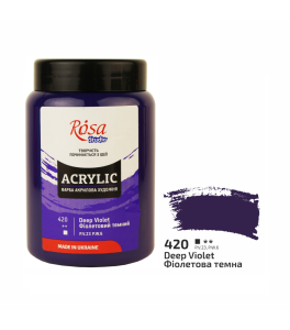Acrylic paint Rosa Studio Dark Violet 400 ml 420