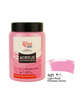 Acrylic paint Rosa Studio Light Pink 400 ml 421