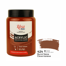 Acrylic paint Rosa Studio Burnt Sienna 400 ml 424