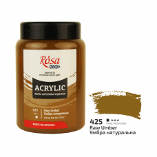 Acrylic paint Rosa Studio Raw Umber 400 ml 425