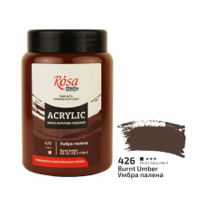 Acrylic paint Rosa Studio Burnt Umber 400 ml 426