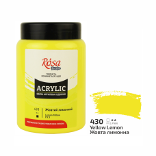 Acrylic paint Rosa Studio Lemon Yellow 400 ml 430