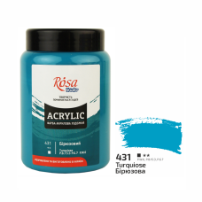 Acrylic paint Rosa Studio Turquoise blue 400 ml 431