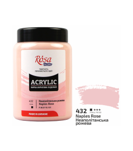 Acrylic paint Rosa Studio Naples Rose 400 ml 432