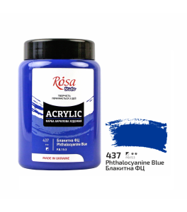 Acrylic paint Rosa Studio Phthalocyanine Blue 400 ml 437