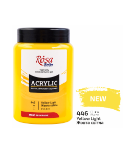 Farba akrylowa Rosa Studio Yellow Light 400 ml 446