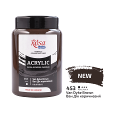 Acrylic paint Rosa Studio Van Dyke Brown 400 ml 453