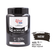 Acrylic paint Rosa Studio Mars Black 400 ml 455