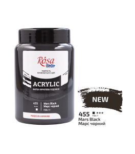 Acrylic paint Rosa Studio Mars Black 400 ml 455