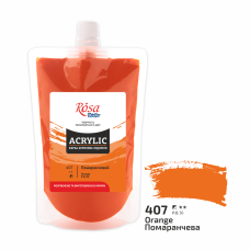 Acrylic paint Rosa Studio Orange 200 ml 407