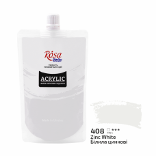 Acrylic paint Rosa Studio Zinc White 200 ml 408