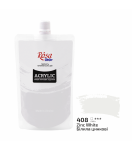 Acrylic paint Rosa Studio Zinc White 200 ml 408