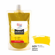 Acrylic paint Rosa Studio Yellow 200 ml 409