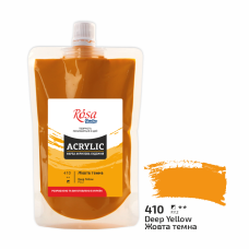 Acrylic paint Rosa Studio Yellow Deep 200 ml 410