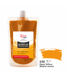 Acrylic paint Rosa Studio Yellow Deep 200 ml 410