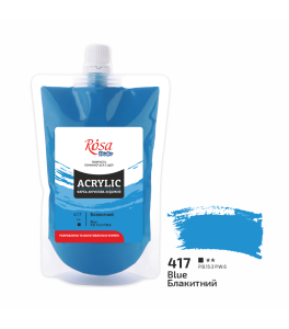 Acrylic paint Rosa Studio Blue 200 ml 417