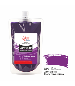 Acrylic paint Rosa Studio Light Violet 200 ml 419