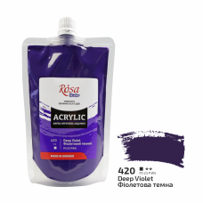 Acrylic paint Rosa Studio Dark Violet 200 ml 420