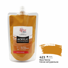 Farba akrylowa Rosa Studio Sienna naturalna 200 ml 423