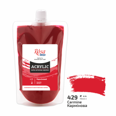 Farba akrylowa Rosa Studio Carmine 200 ml 429