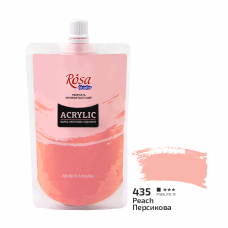 Farba akrylowa Rosa Studio Brzoskwiniowa 200 ml 435